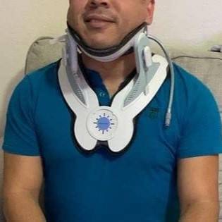 neck collar brace, neck straightener
