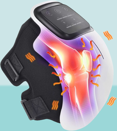 Healpark Knee Massager for Pain Relief, Heated Knee Brace for