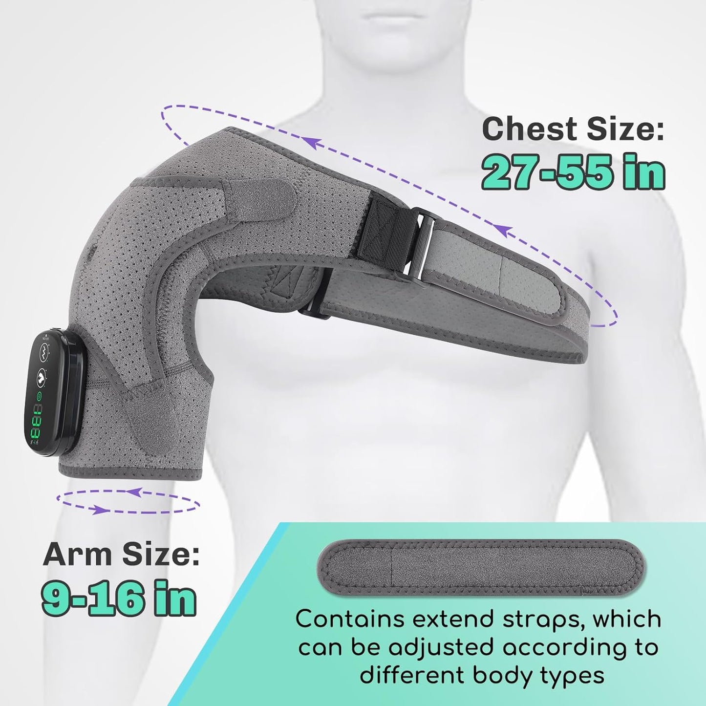 ResFit™ - Shoulder Heating Pad Massager