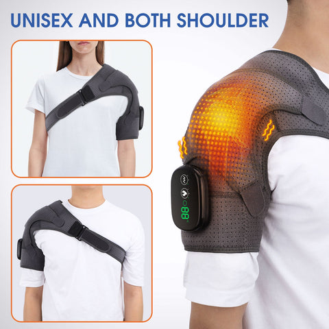 Copy of Adjustable Shoulder Heat Therapy Wrap and Shoulder Massager