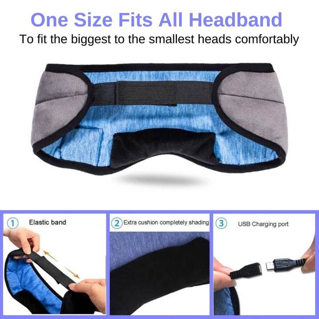 EchoRest™ - Sleep Mask with Headphones - Evalax